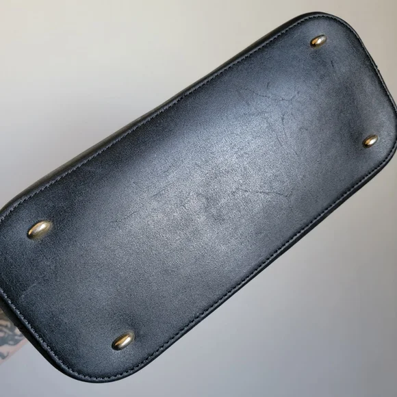 Celine Black Leather Bag - Céline Handbag w/ D-rings - Picture 3 of 12